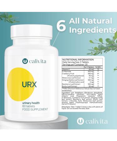 Cystitis Treatment for Women - UTI Relief with D-Mannose & Cranberry - 60 Tablets - Buy Online on GoSupps.com