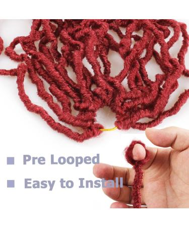 Leeven 30 Inch Nu Faux Locs Crochet Hair | Soft Braiding Hair for Women | 15 Strands | Goddess Faux Locs Extensions 1B Color 30 Inch - Buy Online on GoSupps.com