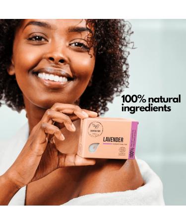 All Natural Oatmeal Lavender Soap - Organic Vegan Exfoliating Body Bar (3 Pack) | SoapFactory - Buy Online on GoSupps.com