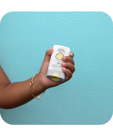Baby Bum Mineral Sunscreen Face Stick SPF 50 - Fragrance Free - Travel Size 0.45oz (2 Pack) - Buy Online on GoSupps.com