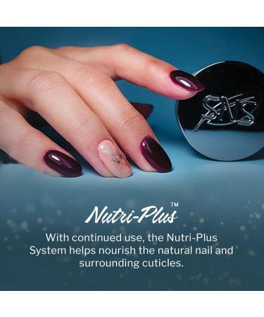 SNS Nail Dip Powder - Gelous Color Dipping Powder Cab n All Day (Wine/Maroon) - Long-Lasting 14-Day Acrylic Nail Polish - Low-Odor No UV Lamp Needed - 1 oz AN06 - Buy Online on GoSupps.com