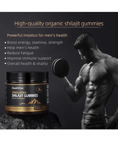 Organic Shilajit Gummies Pure Himalayan Shilajit Gummies for Men Supplement Gold Shilajit Gummies for Women Natural 85+ Trace Minerals Ashwagandha Black Seed Oil Extract 90 Gummies - Buy Online on GoSupps.com