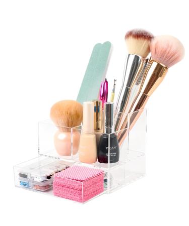 BQAN Nail Desk Organizer - Professional Nail Brush Holder | Transparent Storage for Nail Technicians & Lovers - International Shipping - Buy Online on GoSupps.com