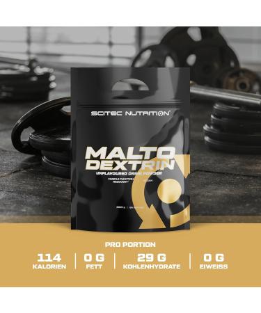 Scitec Nutrition Maltodextrin - Vegan Carbohydrate Powder for Post-Workout Recovery (2 kg) - Unflavoured International Shipping - Buy Online on GoSupps.com