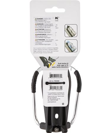 Topeak Silver Water Bottle Cage - Lightweight and Durable | [Company Name] - Buy Online on GoSupps.com