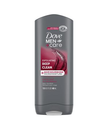 Dove Body and Face Wash Exfoliating Deep Clean Body Wash for Men with 24-Hour Nourishing Micromoisture Technology  13.5 oz - Buy Online on GoSupps.com