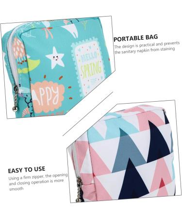Lurrose 28 STK Storage Bags for Women's Bandages | Menstrual Bandages Wallet Kit for Girls 10-12 | Travel-Friendly Miss Bottomable Cotton Napkin - Buy Online on GoSupps.com