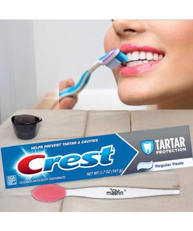 Double Sided Nose Cleaning Brush & Tartar Protection Toothpaste Bundle - 15cm 8.550 Lb Regular Paste 6 Pack for International Shipping - Buy Online on GoSupps.com