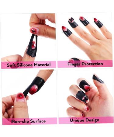Ipetboom 100 Sheets nail gel polish Nail Polish Protector For Fingers Anti-spill stickers sticker protective film nail tearable patch Nail Protectors care safety mask protector 3.00X2.50X0.10CM As Shown - Buy Online on GoSupps.com