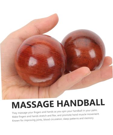 Beavorty 4-Piece Wooden Massage Ball Set | Baoding Fitness & Hand Muscle Exercise | Rosewood Gym Massage Device - Buy Online on GoSupps.com
