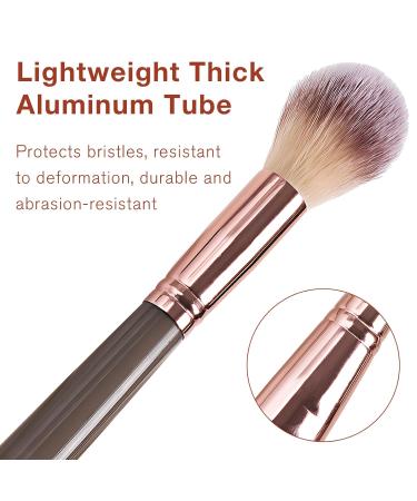 Double-Ended Foundation Makeup Brush - Angled & Round Top for Liquid Powder & Cream Blending | International Shipping Available - Buy Online on GoSupps.com