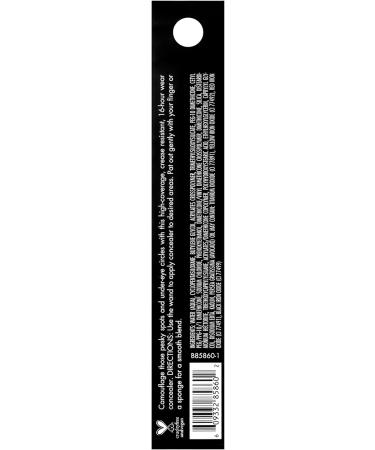 e.l.f. 16HR Camo Concealer - Light Ivory | Full Coverage, Matte Finish | 0.203 Fl Oz - Buy Online on GoSupps.com