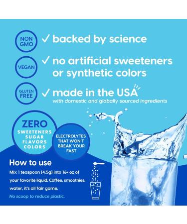Hydrant - Bulk Fasting Electrolyte Hydration Powder 50 Servings Sugar-Free Fasting Supplement Powder - Zero Sugar Flavorless Drink Mix for Fasting - Buy Online on GoSupps.com