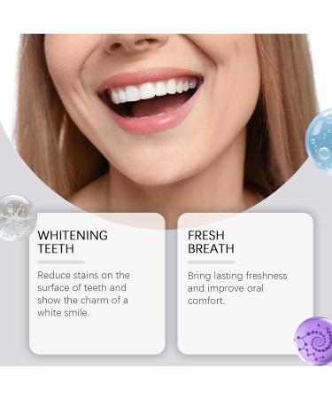 Purple Tooth Powder - Reduces Tooth Surface Stains Enhances White Smile Charm Provides Long-lasting Freshness Improves Oral Comfort(3pcs) 1 Count (Pack of 1) - Buy Online on GoSupps.com