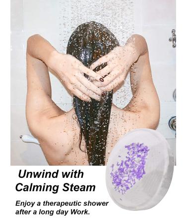 Candles and Cream Lavender Shower Steamers - Aromatherapy for Stress Relief - Set of 2 - Buy Online on GoSupps.com