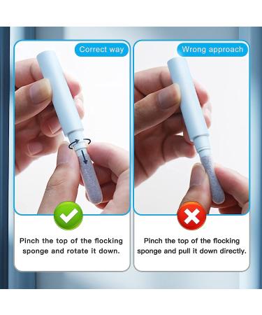 AKIKI Cleaner Kit for Airpods Pro & Wireless Earphones - Phone Cleaning with Brush for Bluetooth Earbuds, Compatible with iPhone, Laptop, Camera - Blue - Buy Online on GoSupps.com