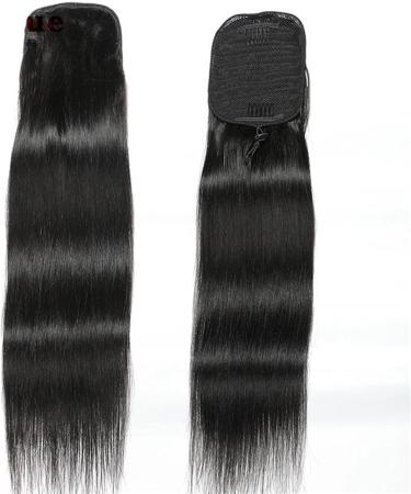 Braid Hair Extension Long Straight Ponytail Extension Real Human Hair Drawstring Ponytail Hairpiece Natural Color Remy Hair Clip in Straight Pony Tail Hairpiece Braid Ponytail Extension (Color : Na 24inches Natural Color - Buy Online on GoSupps.com