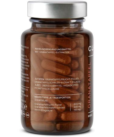 Shop 2x Pomegranate Extract - 1000mg High Dose 40% Ellagic Acid 120 Vegan Capsules - Rich in Polyphenols for Optimal Health - Buy Online on GoSupps.com