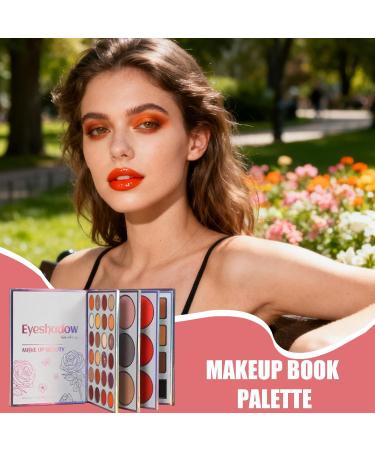 Makeup Palette - 45 Colors Multifunctional - Blush Highlighter Eyeshadow - For Women Girls Beginners Girlfriend Daily Travel Party Dating Wedding - Buy Online on GoSupps.com