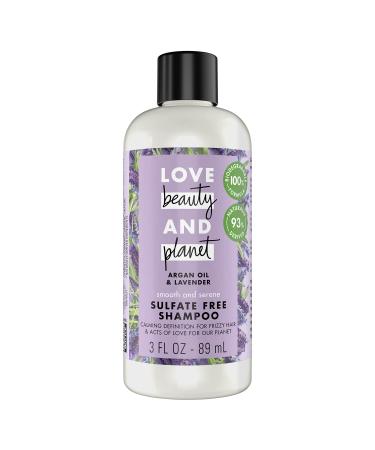 Love Beauty and Planet Smooth and Serene Shampoo Argan Oil & Lavender 3 fl oz (89 ml)