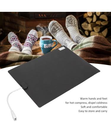 Electric Foot Warmer Mat - 9 Adjustable Temperature Levels Waterproof & Portable Heated Pillow for Home & Office Use (EU) - Buy Online on GoSupps.com
