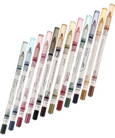 Healeved 2pcs 12 Eye Liner Pencils Eye Shadow Waterproof Eyeliner Pencil Waterproof Eyeliner Pencil - Buy Online on GoSupps.com