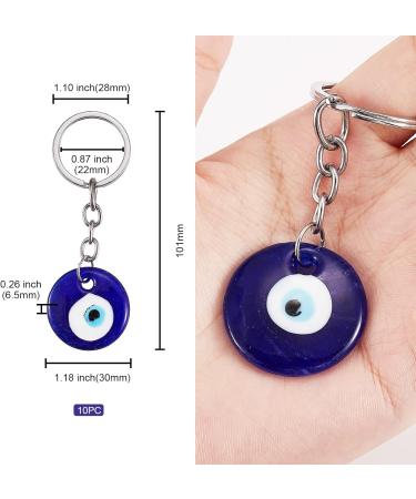 Wewaysmile Hamsa Hand Evil Eye Pearls Keychain - Turkish Eye Hand for Car Bags Keys & Jewelry - Unique Gift & Hanging Ornament - Buy Online on GoSupps.com