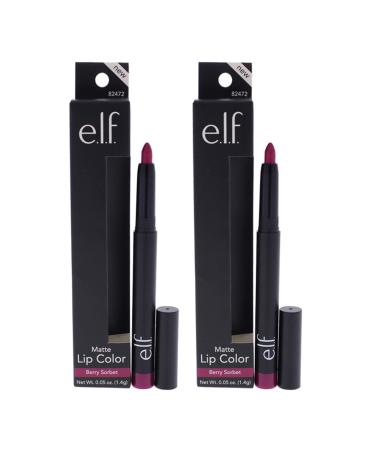 Elf 82472 Matte Lip Color Size .05 O Elf 82472 $3 Matte Lip Color Berry Sorbet .05 Oz