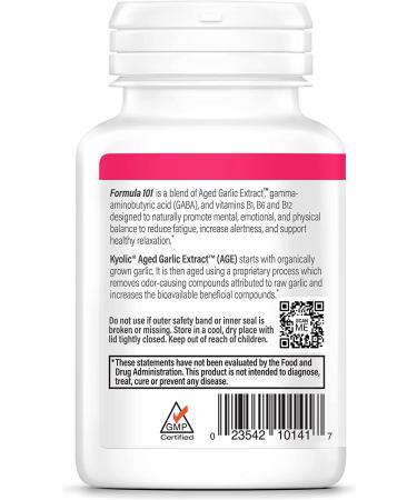 Kyolic Aged Garlic Extract Formula 101 - Stress & Fatigue Relief, 100 Capsules - Buy Online on GoSupps.com