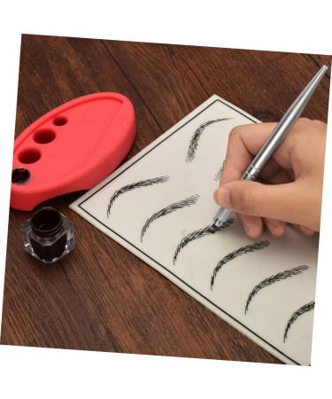 FOMIYES Eyebrow Pen 1pc Pen Permanent Embroidered cil Manual Pen Silver Makeup Embroidered Permanent Eyebrow Pen - Buy Online on GoSupps.com