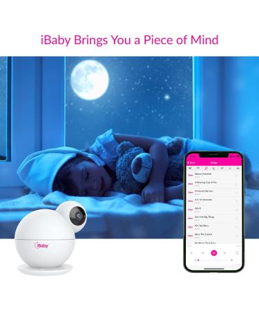 iBaby M8L 1080P Smart Baby Camera Monitor with Upgraded Night Vision - WiFi, 2 Way Talk, Motion/Crying Alert, Lullabies - 360 Pan, 110 Tilt - White - Buy Online on GoSupps.com