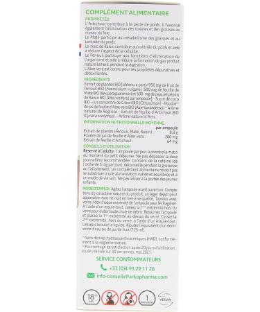 Arkopharma Arkofluides Ultra Organic Fat Burner 30 Ampoules - Buy Online on GoSupps.com