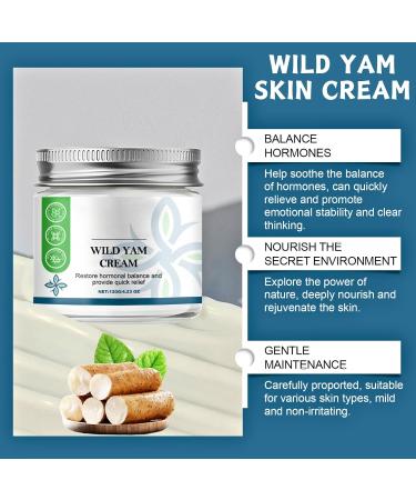 Wild Yam Cream Wild Yam Cream Hormone Balance Wild Yam Skin Cream Wild Yam Body Cream Wild Yam Body Creams For Women & Men Wild Yam Anti Aging Face Cream Moisturizing Cream for Face & Body - Buy Online on GoSupps.com
