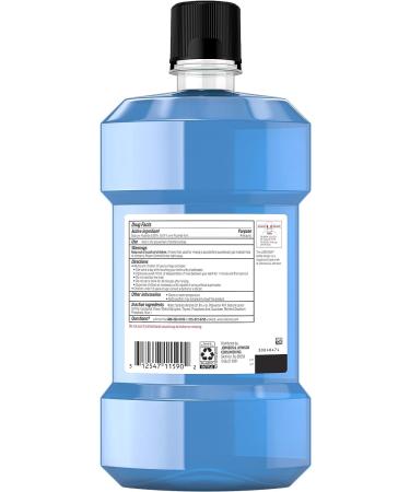 Listerine Strong Teeth Fluoride Mouthwash Mint Shield Flavor - 1L - Buy Online on GoSupps.com