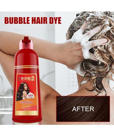  Holdes Color Shampoo for Women 500ml Long Lasting Color Shampoo Skin Friendly Instant Plant Bubble Natural Hair Dye Shampoo Holdes - Buy Online on GoSupps.com