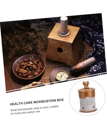 TOVINANNA Moxibustion Box Set - Portable Moxa Burner Case Travel Towels Ceramic & PP Container for Moxibustion Therapy - Buy Online on GoSupps.com