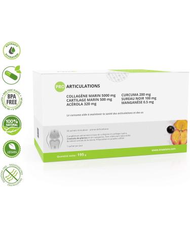 Pro Joints * 195 g / 30 single-dose sachets * Collagen Type I and Type II Acerola Turmeric Black Elderberry and Manganese - Buy Online on GoSupps.com