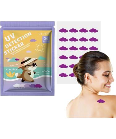 Sunscreen Reminder Stickers - 5 Style Uv Detecting Patches Natural Patch | Changes Color When Time Reapply Your Sun Protection Cream Outdoor Summer Face Protective Sticker for Uv Protection 24 clouds - Buy Online on GoSupps.com
