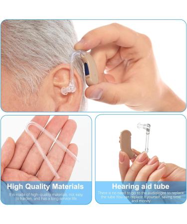 10pcs Hearing Aid Tubes Lightweight Sturdy Hearing Aid Tubes NHS Suitable for Most Hearing Aids Tubes Flexible Hearing Aid Tubing Replacement Transmitting Clear Sound - Buy Online on GoSupps.com
