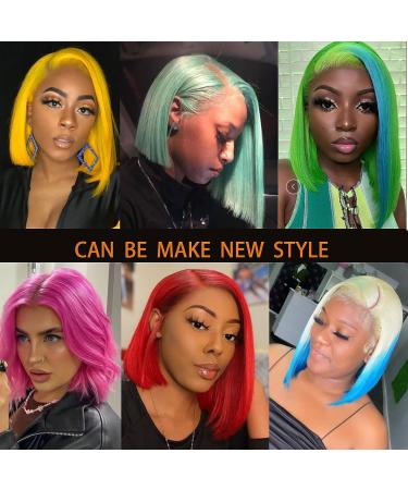 Dorosy 613 Blonde Bob Wig Human Hair 13x4 Lace Front Wig for Black Women | Pre Plucked Short Bob Wig with Baby Hair (8 inch) - Buy Online on GoSupps.com