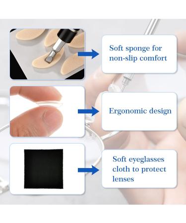 140 Pairs Self-Adhesive Silicone Nose Pads for Glasses - Universal Repair Set for All Frame Types - Buy Online on GoSupps.com