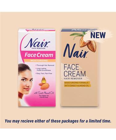 Nair Facial Hair Remover Cream - Pack of 2 | Smooth and Hair-Free Skin - Buy Online on GoSupps.com