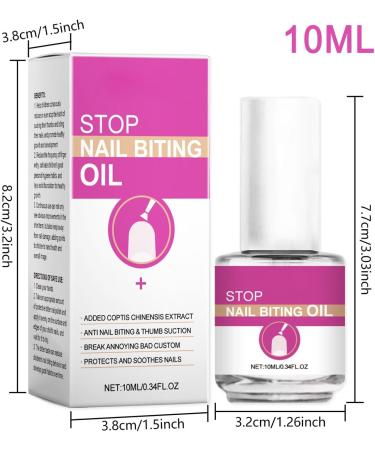 Wscwl Anti Nail Biting Polish | Bitter Oil Anti Nail Biting Polish Nail Care Safe & Effective Solution for Nail Biting Prevention No Bite Nail Polish - Buy Online on GoSupps.com