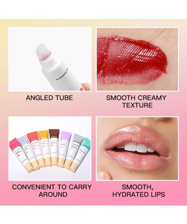 Lip Balm Lip Glowy Balm Flower and fruit lipstick Hydrating Lip Balm Shine Lip Glow Oil Moisturizing Natural Lip Balm Locks In Moisture Moisturizes And Brightened Lip Care For Dry Lips (Wild fig) - Buy Online on GoSupps.com