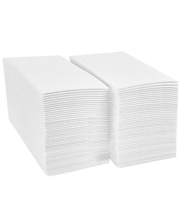 200PACK Disposable Hand Towels for Bathroom, Soft and Absorbent Paper Guest Towels Disposable Decorative Bathroom Hand Napkins for Kitchen, Parties, Weddings, Dinners
