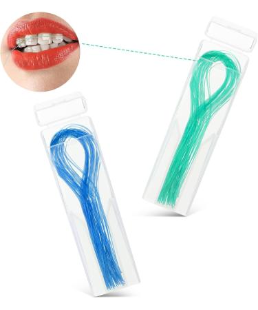 Sibba Dental Throat Picks - 100 Soft Gum Picks for Retainer & Bridge Care | Angled Tooth Cleaning Tools - Buy Online on GoSupps.com