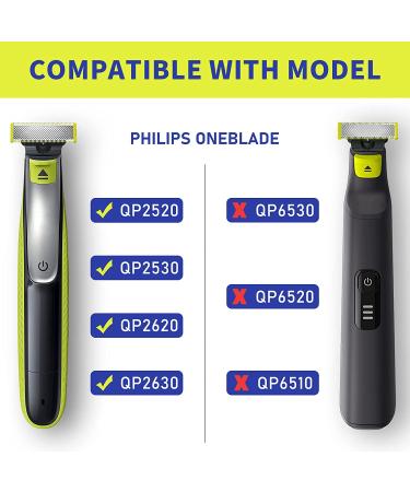 YINKE Guide Comb Guards for Philip OneBlade QP2520/QP2530/QP2630/QP2620 - 14-Length Precision Adjustable Comb - Replacement Body Hair Pack Kit - Green - Buy Online on GoSupps.com