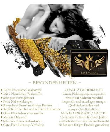 BPV Testroyal 60 Capsules - High-Dose Training Booster for Athletes & Active Men | Boost Lust Love & Passion - Buy Online on GoSupps.com