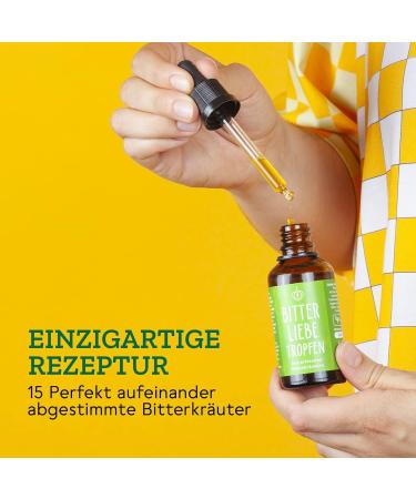 Bitter -Liebe 50ml Bitter Fabrics with Pipette Lock | Hildegard von Bingen Herbal Drops | Authentic Bitter Herbs for International Shipping - Buy Online on GoSupps.com