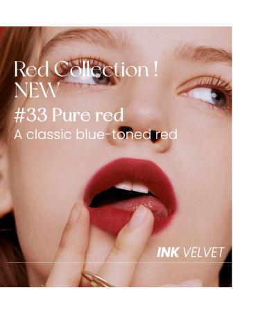 Peripera Ink the Velvet Lip Tint - Red Collection | High Pigment, Longwear, Weightless | Not Animal Tested, Gluten-Free, Paraben-Free - Buy Online on GoSupps.com